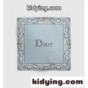 dior ブランド コピーamour Revolution Flowers スクエアスカーフ クリスチャン・ディオール ブランド コピー スカーフ 偽物 ライトブルーkid26Ofye0n