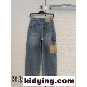 お洒落 合わせやすい デニムパンツ ロエベ ブランド コピー ジーンズ コピー ブルーkid261TbCmy