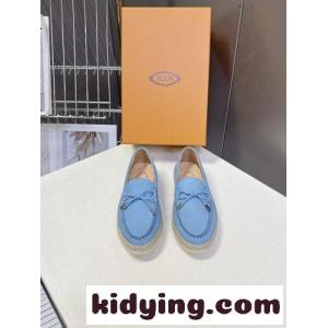カジュアル 上品 スエード ローファー トッズ モカシン スーパーコピー ブルーkid26O1P5Pz