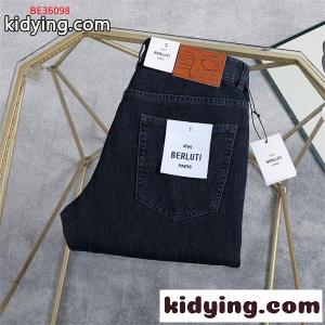 スリムストレート ダークインディゴ 美脚シルエット BERLUTI ベルルッティ コピー デニムパンツ デイリー定番 上質ベーシックkidying26Lb4Hve