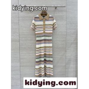 マルチボーダー 半袖 ロングワンピース シャネル スーパーコピー ワンピース コピーkid26TLfKbq