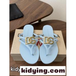 ドルチェ&ガッバーナ ブランド コピー サンダル スーパーコピー カジュアル DGロゴ トングサンダル ブルーkid2619DGjC