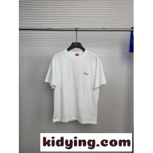 カジュアル 洗練された ロゴ刺繍 半袖Tシャツ ケンゾー Tシャツ コピー ホワイトkid26mW1P9f