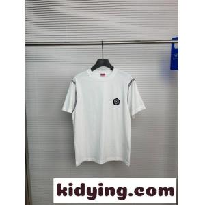 カジュアル コットン 半袖Tシャツ ケンゾー Tシャツ コピー ホワイトkid26vyCSLj