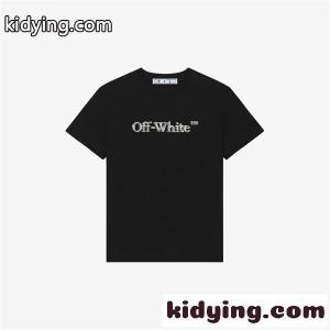 胸元ロゴ入り きれいめカジュアル 普段使い OFF-white コピー オフホワイト コピー コピー カットソー 好評モデルkidying26HPfuKb