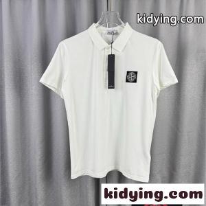 ワンポイントロゴ 快適な着心地 デイリー向け STONE ISLAND ストーンアイランド コピー ポロトップス 夏人気 注目kidying26iiSfii
