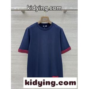 お洒落 カジュアル コットン 半袖Tシャツ モンクレール スーパーコピー Tシャツ コピー ブルーkid26jaWf8j
