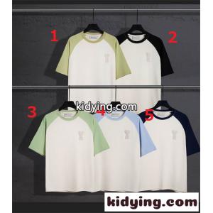 綿100% 2026年新品 アミ パリス tシャツコピー AMI PARIS 半袖個性的上質なアイテムkidying26mWPfGr