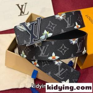 LOUIS vuitton コピーブランド コピー ルイヴィトン コピーブランド コピー 2026新作 モノグラムフラワー レザーベルト LVバックル メンズ レディース カジュアルkidying26KnWbie