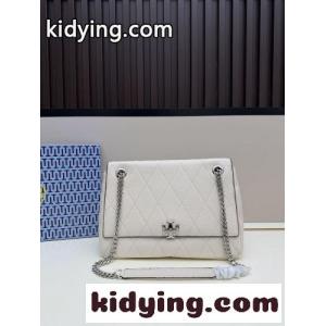 Tory Burch チャーリー キルト ショルダーバッグ トリーバーチ コピー ホワイトkid26n8rKDC