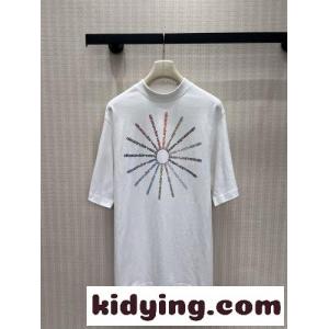 ラインストーン ピンホイール 半袖tシャツ アレキサンダーワング Tシャツ コピー ホワイトkid26DiaeuC