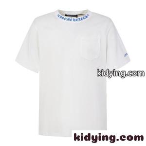 2026新作 CHROME hearts コピー 激安 クロムハーツ コピー 半袖Tシャツ ポケットTシャツ ロゴ刺繍 クルーネック コットンkidying26aqKj0j