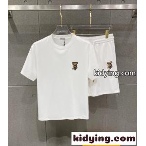 バーバリー コピー上下着コピー burberry コピー 2026ss☆半袖Tシャツ＆デニム調ショーツ セット メンズ カジュアル ストリートkidying26uSz4zq