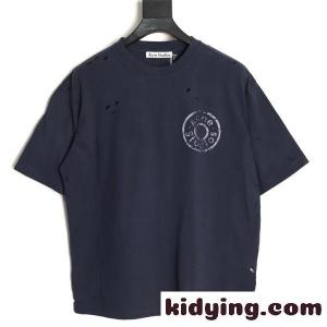 エイジング加工 カジュアルデザイン ユニセックス仕様 Acne Studios アクネストゥディオズ コピー 半袖Tシャツkidying26PzOfKD