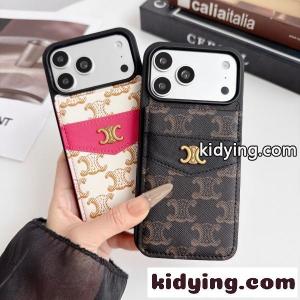 2026新作 celine スーパーコピー 激安 セリーヌ スーパーコピー スマホケース トリオンフ柄 カード収納 スタンド機能付き メタルロゴ 多機能 携帯ケース 人気アイテムkidying26TL5Lze