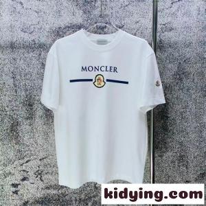 エンブレムモチーフ フロントプリント すっきりコーデ moncler ブランド コピー モンクレール ブランド コピー コピー 半袖Tシャツ 好印象アイテムkidying26HzObiy