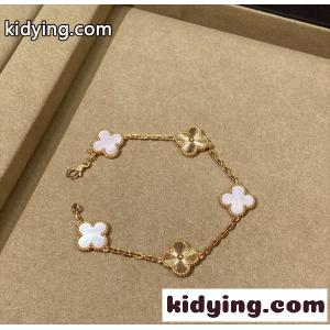 ピンク色新品♥VCAブレスレットコピー♥ヴァンクリーフアクセサリー人気2026トレンドkidying26vCeiqe