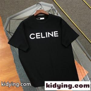 高品質celine スーパーコピー セリーヌ スーパーコピーｔシャツコピー2026春夏定番アイテムシンプルデザインユニセックスkidying26DSPzOj
