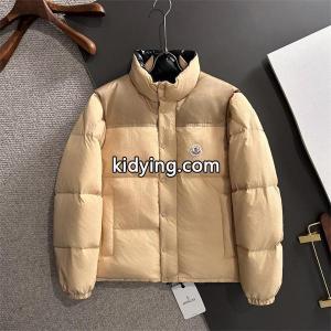 ベージュカラーブロック 立領 モンクレール コピーブランド コピー ダウンジャケット moncler コピーブランド 秋冬必須アイテムkidying26eGTD4D