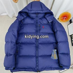 POLO RALPH LAUREN スーパーコピー 秋冬保温 ネイビー 連帽 ダウンジャケット ポロラルフローレンkidying265b8XLn