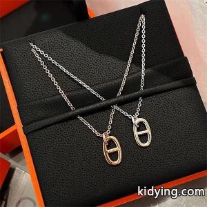 ピッグノーズ柄 2 色展開 エルメス コピー コピー ネックレス 高品質アクセサリーkidying26iu8LXj