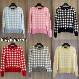 ライトブルー × ピンク × ブラック POLO RALPH LAUREN スーパーコピー 秋冬 カーディガン ポロラルフローレンkidying26z8vaCa
