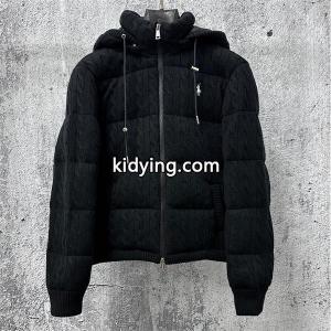 ブラック ニット柄 連帽 POLO RALPH LAUREN コピー 秋冬独創 ダウンジャケット ポロラルフローレンkidying26PjqWby