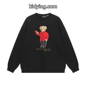 ブラック × ホワイト ベアーズプリント スウェット ポロラルフローレン POLO RALPH LAUREN コピー 秋冬可愛kidying265X5vKz