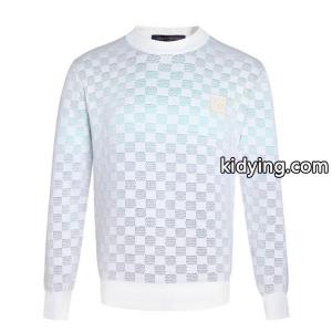 LOUIS vuitton コピー 路易威登 2026秋冬新作 激安 棋盤格渐变ジャカード クルーネック ニットkidying26amiWri