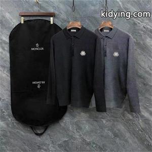 ブラック / グレー セーター POLO パターン ロゴ 2026秋冬個性 moncler コピー モンクレール コピー 高品質 コピーkidying26myCWfu