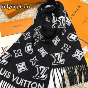 Louis vuitton コピー ルイ・ヴィトン 3Dモノグラム マフラー 羊毛×カシミヤ ロングスカーフ 34×200cm 高級ユニセックス冬物 防寒アイテムkidying26nWHbei