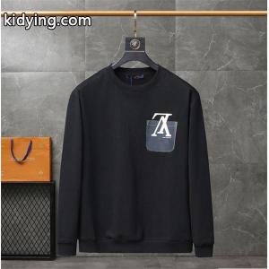 大人シック 上品スタイル Louis vuitton コピー ルイヴィトン コピー 偽物 ポケットロゴ ブラック パーカー ホワイトkidying26LLriGv