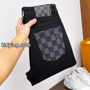 2026秋冬限定 チェックポケットデザイン Louis vuitton ブランド コピー ルイヴィトン ブランド コピー スーパーコピー デニムパンツkidying26viiWna