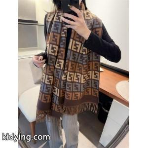 fendi スーパーコピー フェンディ スーパーコピー 2026秋冬新作 FFカリグラフィー リバーシブル ウールカシミヤマフラー 65×195cmkidying26KrGfSz