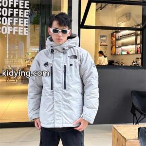 ライトグレー機能風ジャケット 多 zipper アウトドア系 2026秋冬万能 ザノースフェイス コピー The North face コピー 偽物kidying26Wba8bq
