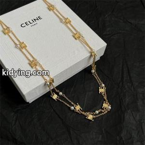 セリーヌ コピー celine コピー 偽物 2026秋冬 トリオンフパールモチーフロングネックレス 当店イチオシkidying264zGjOj