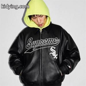 ブラック 2026秋冬 プレミアム質感 シュプリーム スーパーコピー supreme スーパーコピー スーパーコピー レザージャケットkidying26D05Tvq