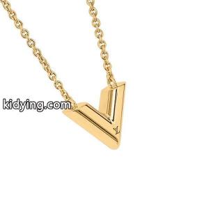 ルイヴィトン コピー LOUIS vuitton コピー ネックレス エッセンシャルV ペンダント ロゴ ゴールド 金 ショッピングkidying26PHXHzy