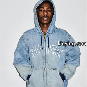 supreme スーパーコピー シュプリーム スーパーコピー コピー ライトブルー 2026秋冬 ヴィンテージ風 デニムパーカーkidying26faeOje