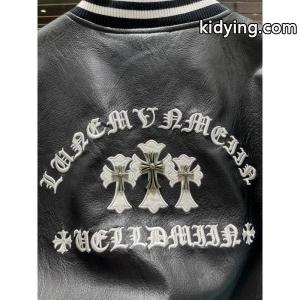 クロムハーツ コピー スーパーコピー 高品質 モダン レザースタジャン ホワイトスリーブ CHROME hearts コピーkidying26i8DyCy