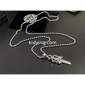 CHROME hearts コピー 偽物 重厚 モード シルバーネックレス ダガーモチーフ ペンダント クロムハーツ コピーkidying26ryCayu