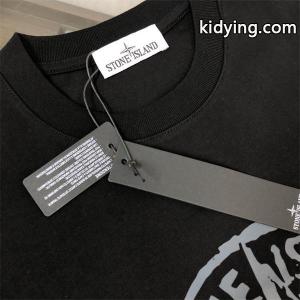 ストーンアイランド 長袖ｔシャツコピー 上質 ヴィンテージロゴ 人気 ブラック STONE ISLANDkidying26Hnei4n