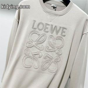 2026秋冬限定モデル loewe ブランド コピー ロエベ ブランド コピー コピー 立体ロゴ パーカー 上質ベージュトーンkidying26aGvqua