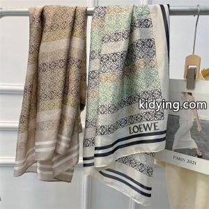 ロエベ スーパーコピー スーパーコピー アナグラム ストライプ デザイン シルク ブレンド ライト エレガント スカーフ loewe スーパーコピーkidying264rW5bu