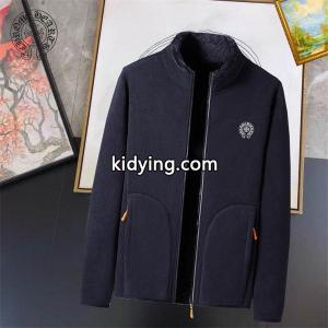 クロムハーツ コピー 偽物 暖かい 高品質 フリースジャケット シンプルロゴ 防寒アウター CHROME hearts コピーkidying26jeCCKb