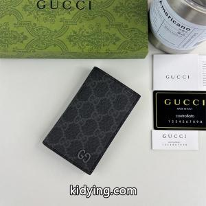 グッチ ブランド コピー コピー 名刺入れ GGスプリーム キャンバス グレー シルバーGGロゴ N級品 メンズ gucci ブランド コピーkidying26L9nOja