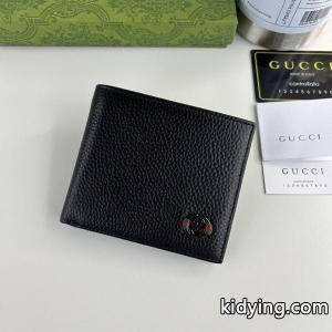 gucci コピー コピー 二つ折り財布 GGロゴライン ブラックレザー 高級感 エレガント モデル グッチ コピーkidying26eGjOfq