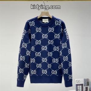 gucci コピー コピー GG総柄 クルーネック ニット セーター ネイビー モノグラム 新登場 グッチ コピーkidying26aCOjCy