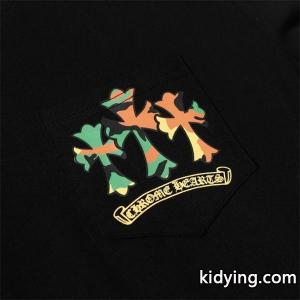 CHROME hearts コピーブランド コピー エネルギッシュ ポップアート風 長袖Tシャツ マルチカラーロゴ クロムハーツ コピーブランドkidying261nSbuy