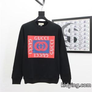 gucci コピー スーパーコピー レッドフレーム ロゴデザイン スウェット トレーナー カジュアル ブラック グッチ コピーkidying26aGfa4D